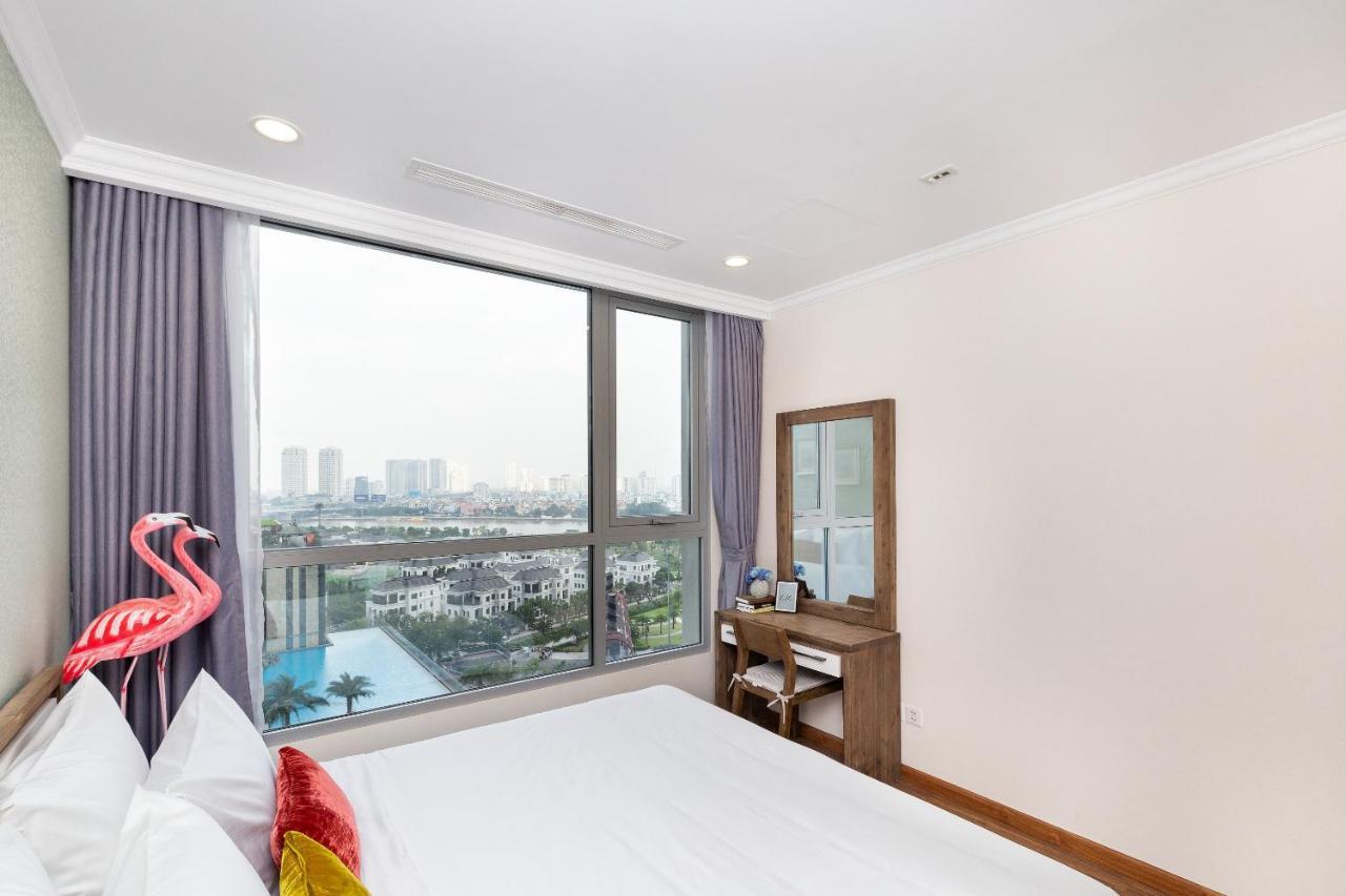 Hoasun Boutique Apartment - Vinhomes Central Park Ho Chi Minh-staden Exteriör bild