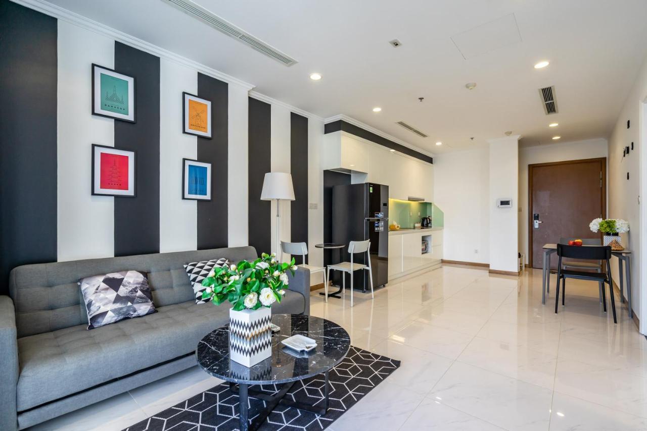 Hoasun Boutique Apartment - Vinhomes Central Park Ho Chi Minh-staden Exteriör bild