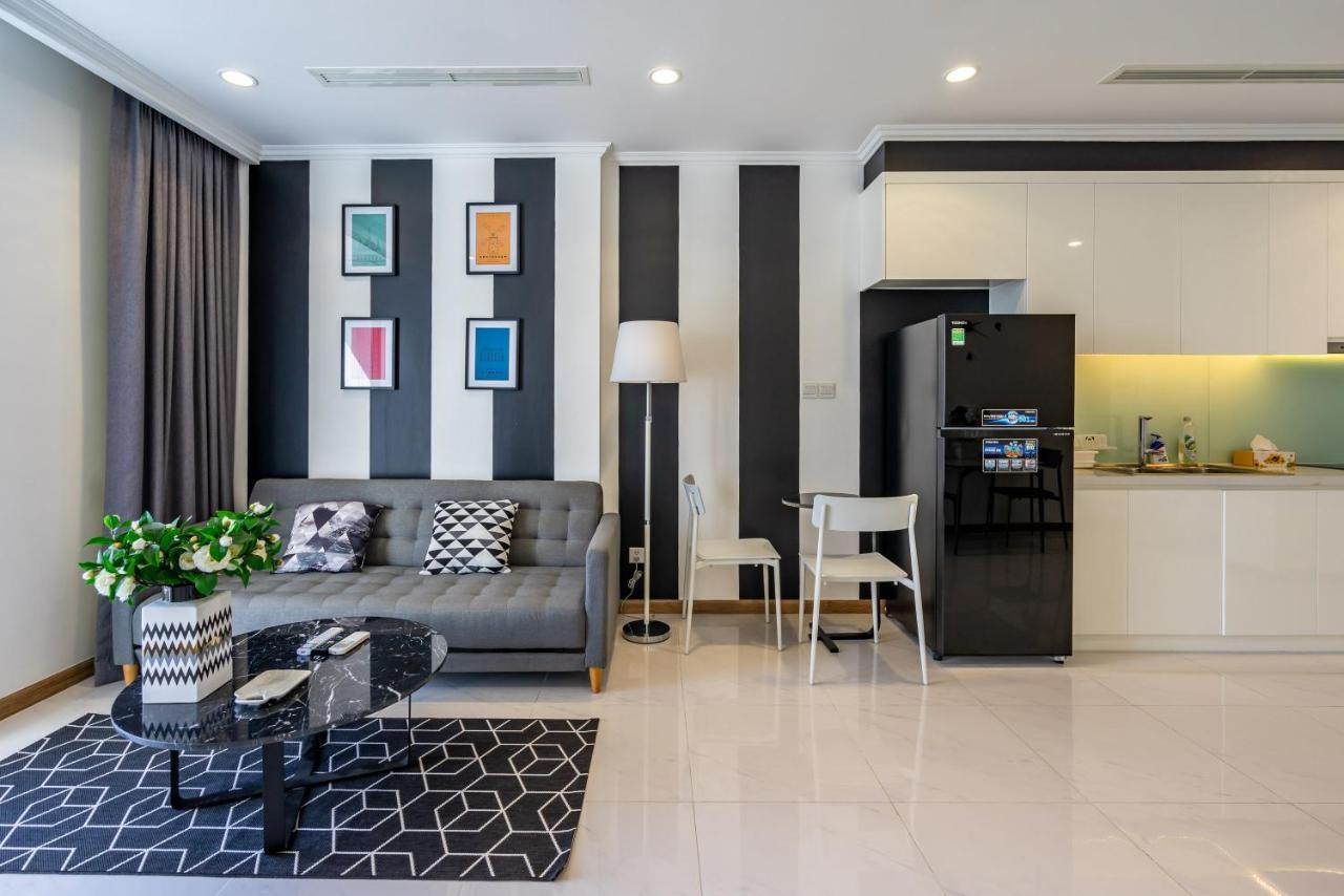 Hoasun Boutique Apartment - Vinhomes Central Park Ho Chi Minh-staden Exteriör bild