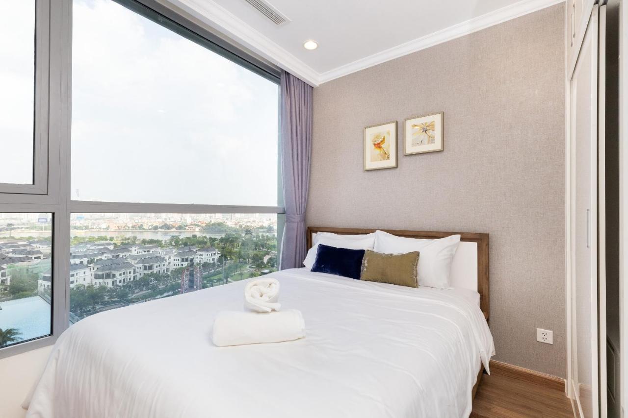 Hoasun Boutique Apartment - Vinhomes Central Park Ho Chi Minh-staden Exteriör bild