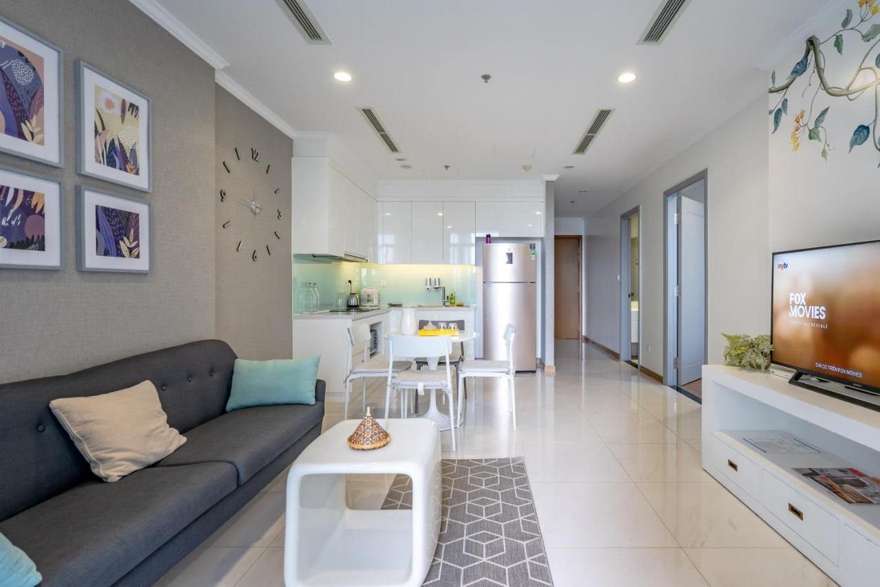 Hoasun Boutique Apartment - Vinhomes Central Park Ho Chi Minh-staden Exteriör bild